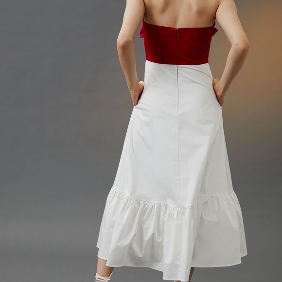 Anthropologie Hutch Red Motif bow dress ๐ - Picture 4 of 6